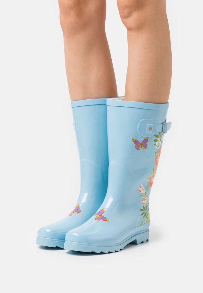 Botte ANNA FIELD Anna Field Wellies Bleu Femme | ZQA-5473240